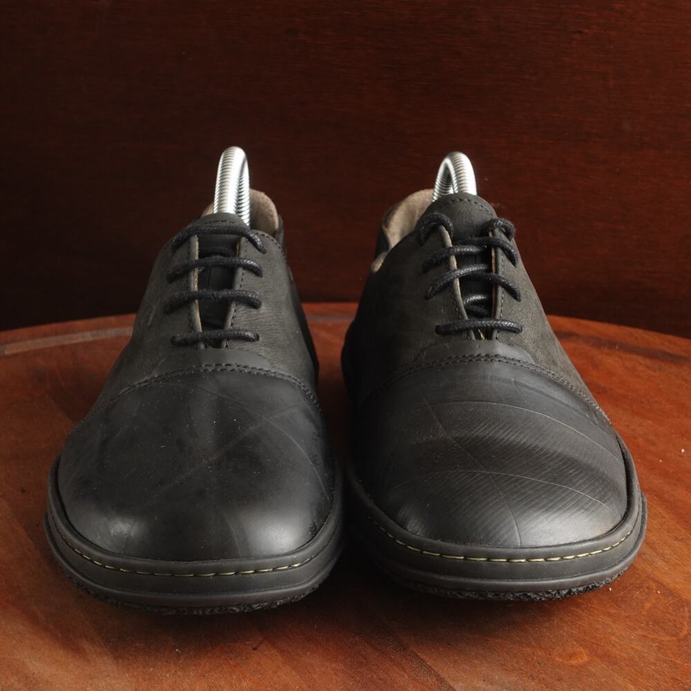 El Naturalista Shoes Mens Size EU 41 US 8.5 Black Leather Casual Comfort Walking - Picture 3 of 13